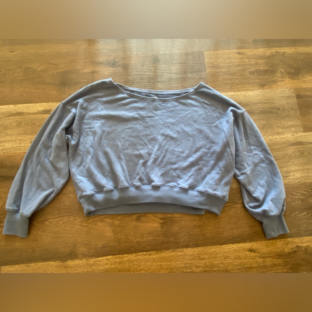 Hollister Blue Crew Neck Top